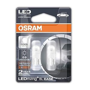 Osram LED T10 2825DW-02B Parking Lamp (12V, 1W) for All Models - Cool White